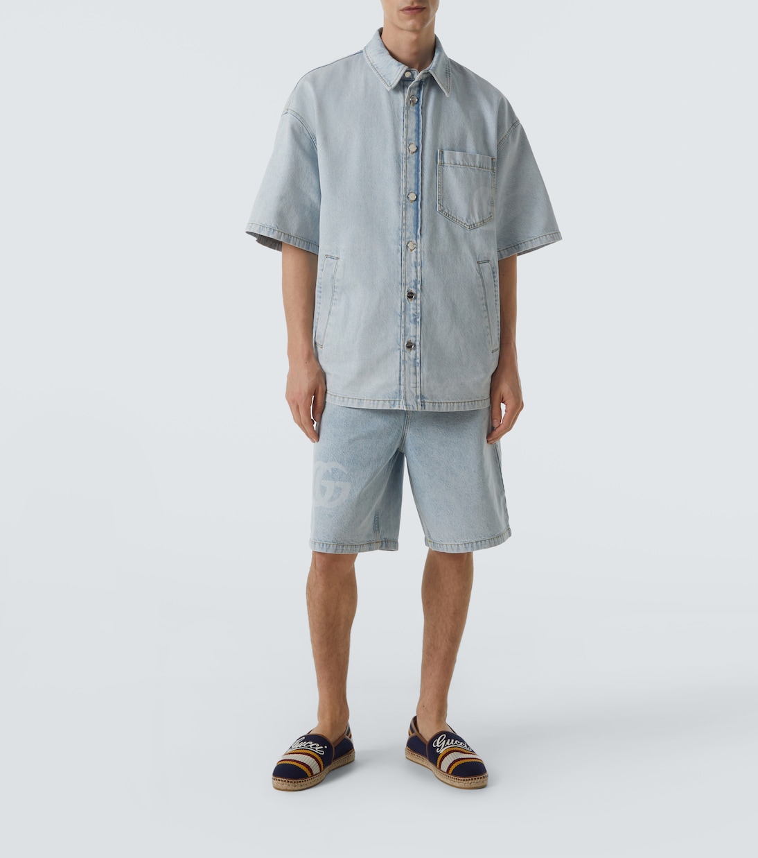 Espadrilles mit Leder | Gucci