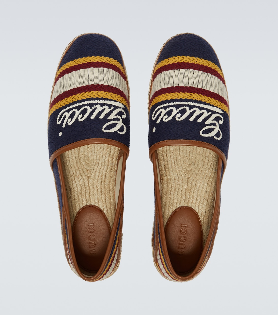 Espadrilles mit Leder | Gucci