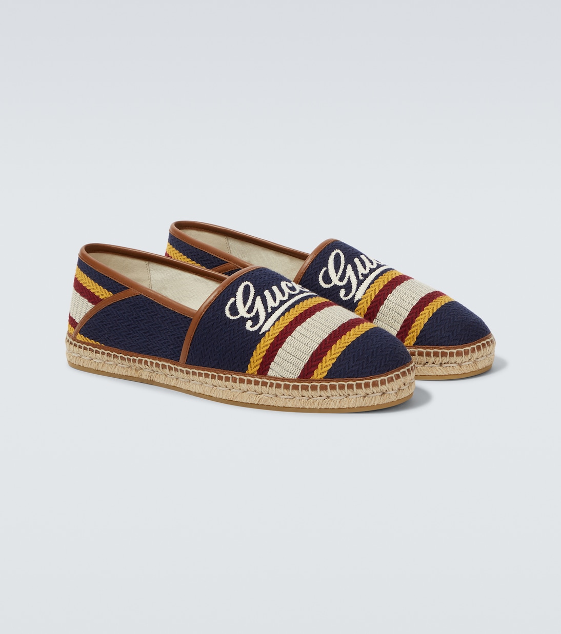 Espadrilles mit Leder | Gucci