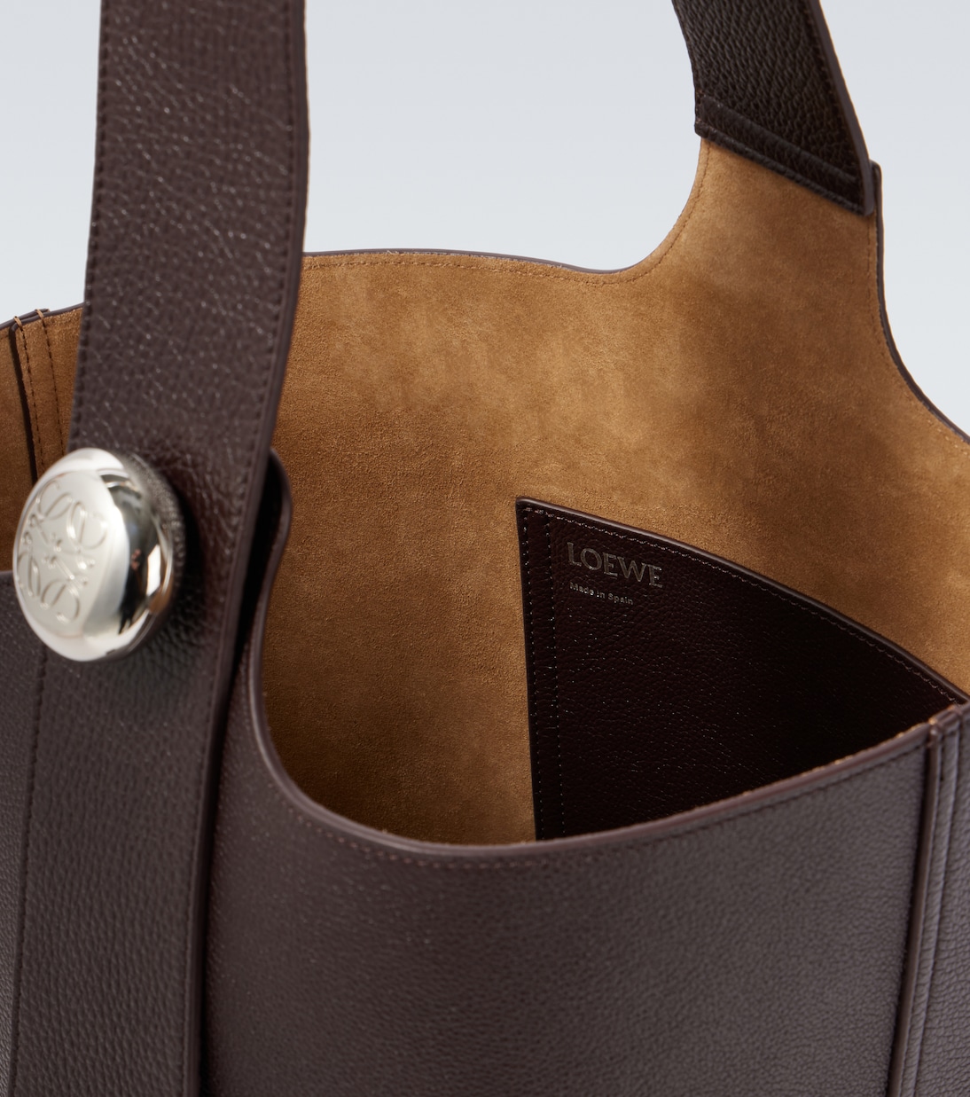 Bucket-Bag Pebble Large aus Leder | Loewe