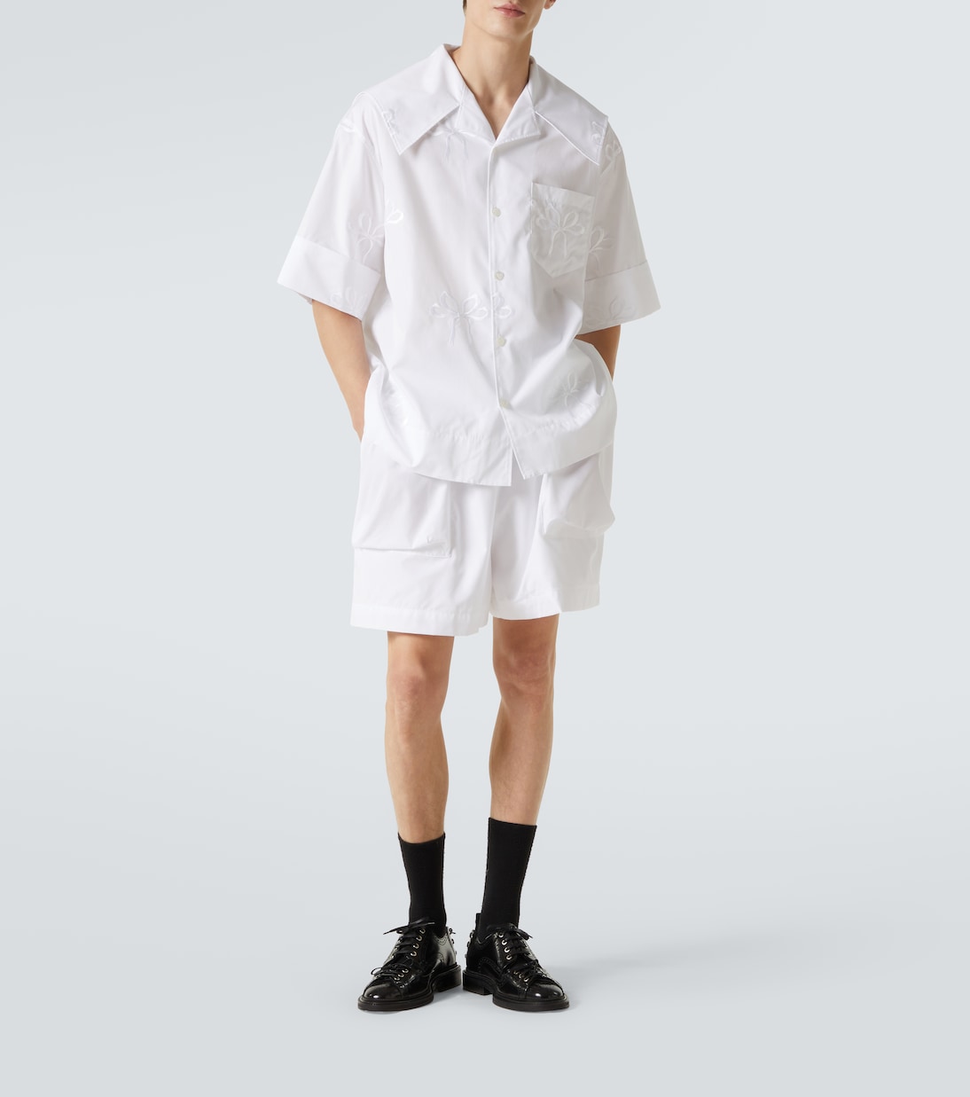 Besticktes Hemd aus Baumwolle | Simone Rocha