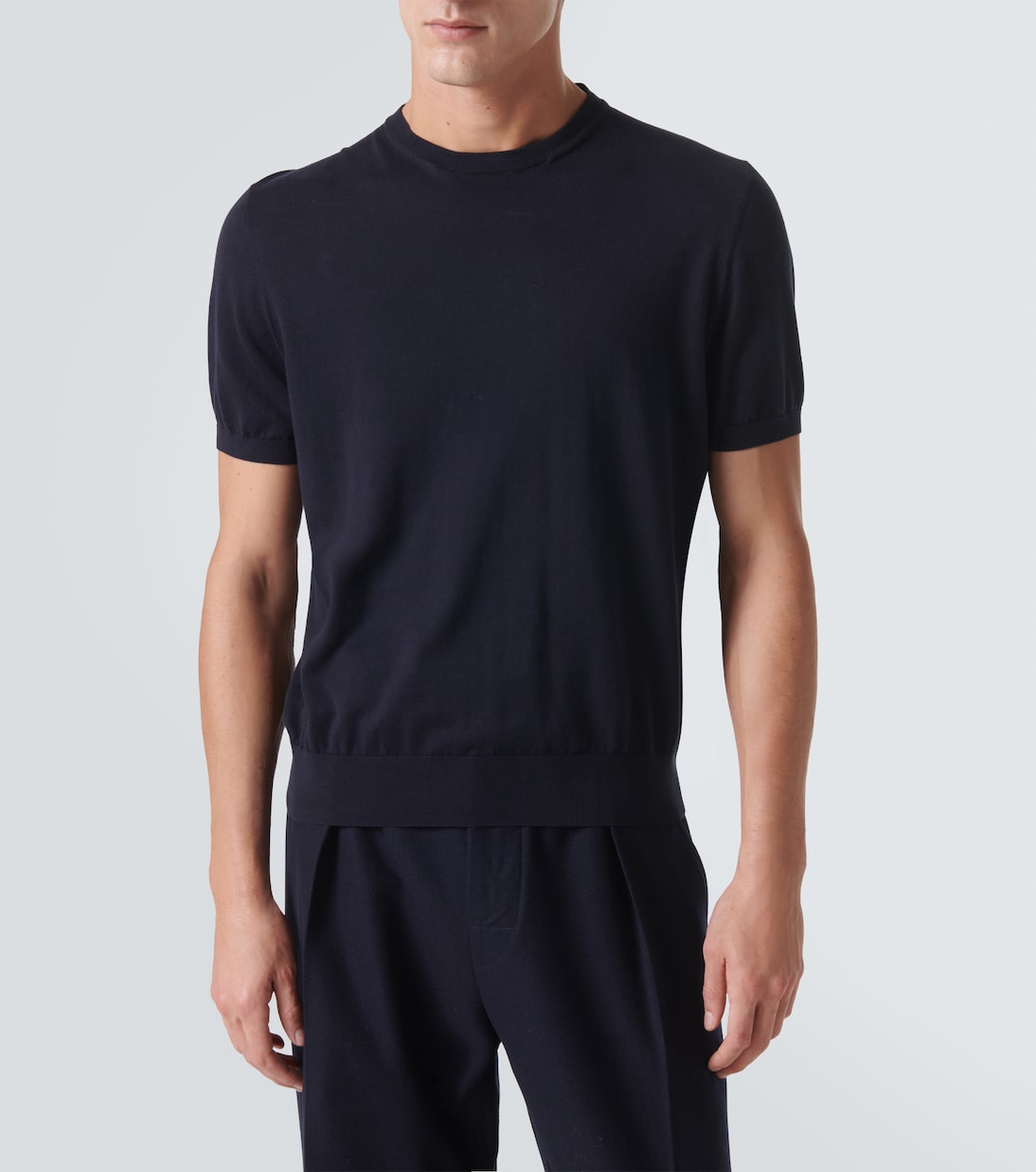 T-shirt in maglia di cotone | Loro Piana