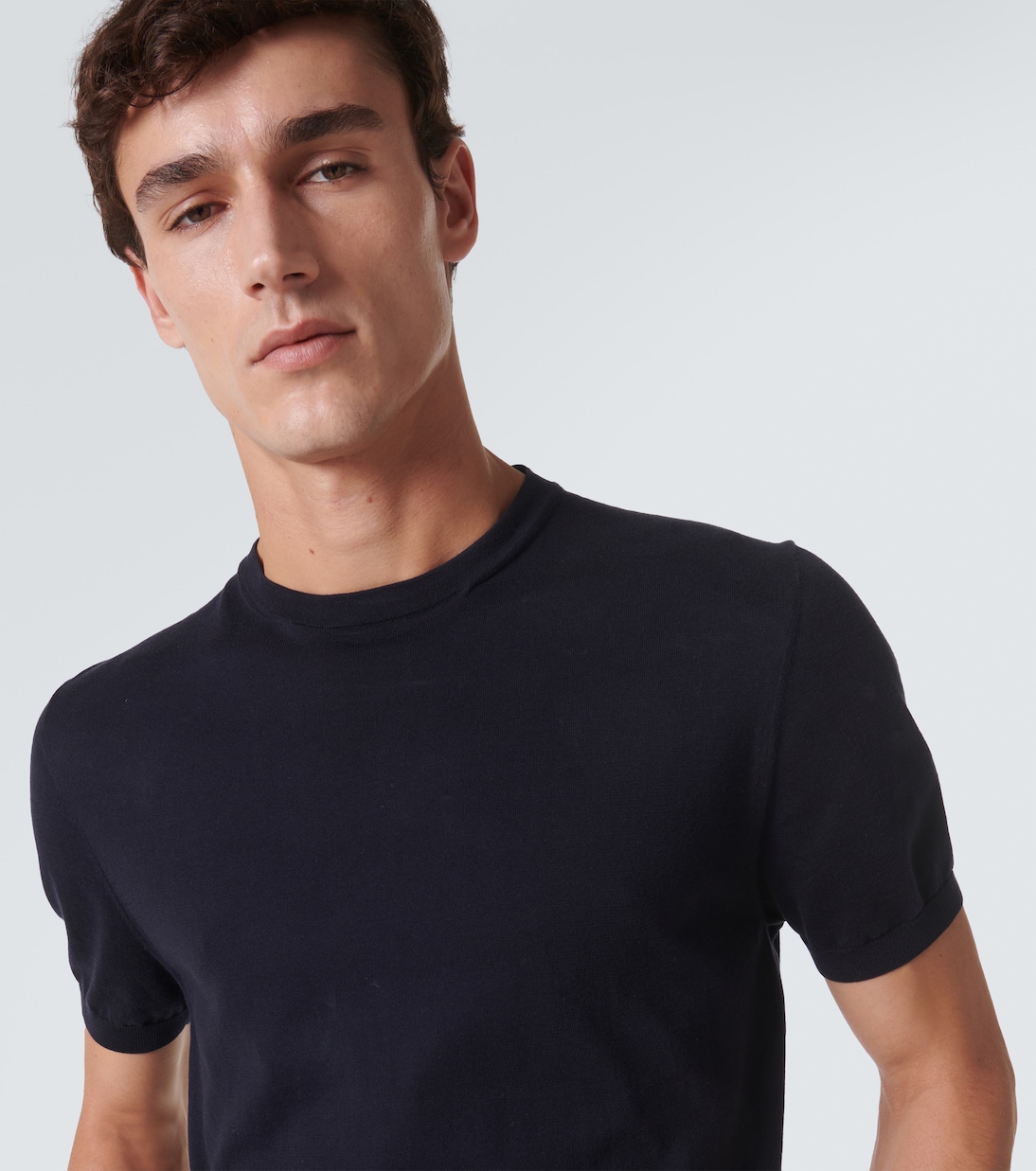 T-shirt in maglia di cotone | Loro Piana