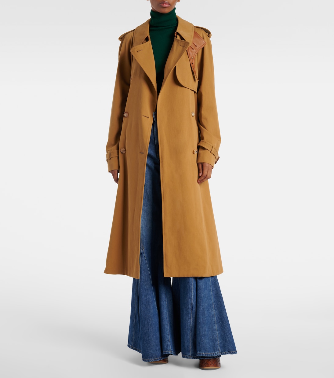 Trench in gabardine di cotone | Chloé