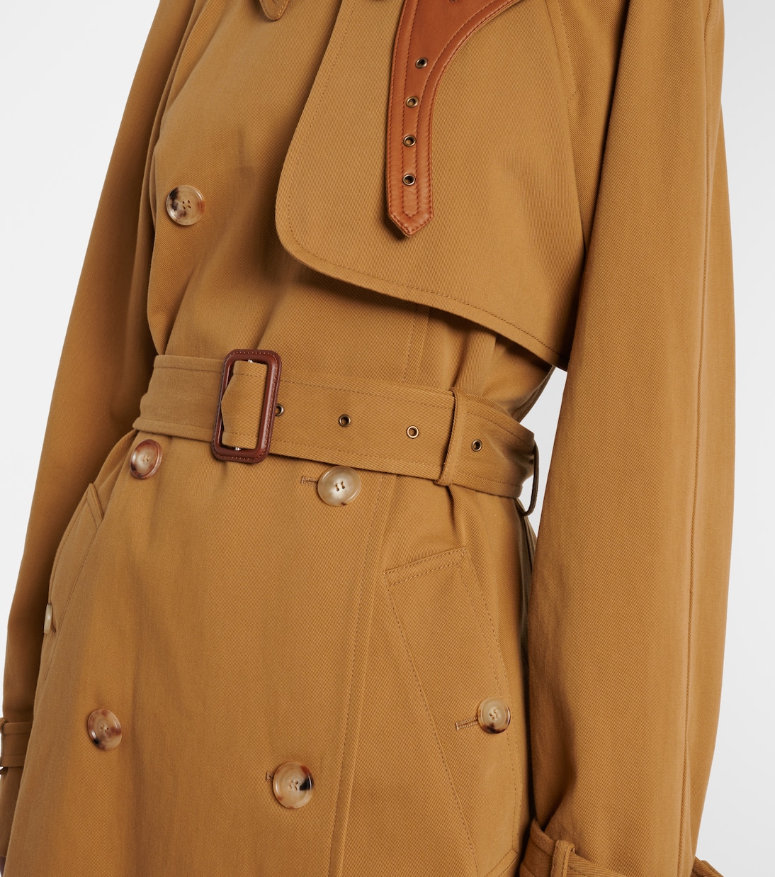 Trench in gabardine di cotone | Chloé