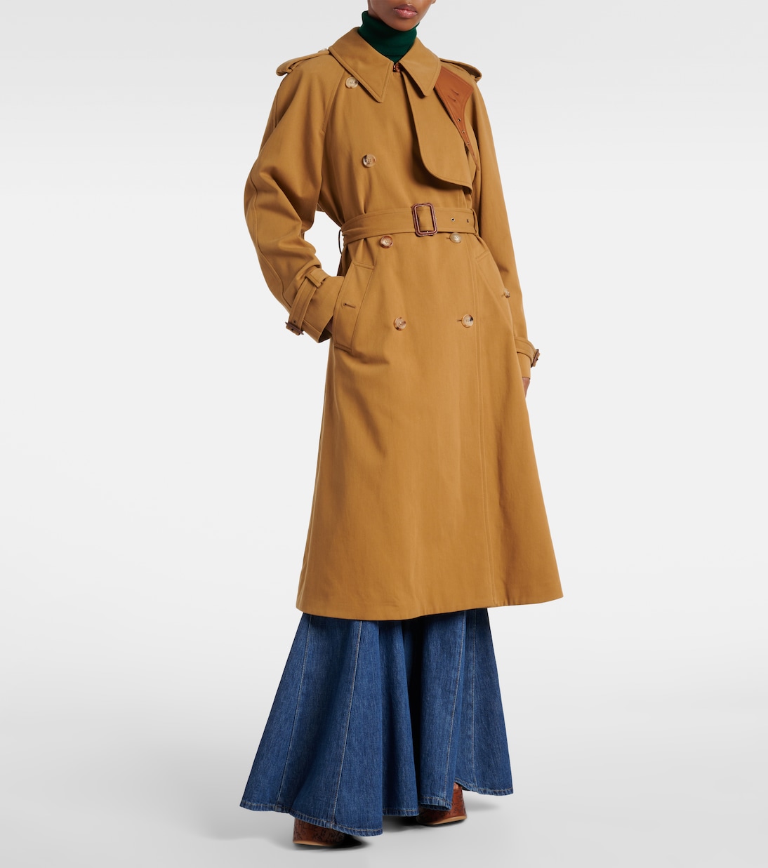 Trench in gabardine di cotone | Chloé