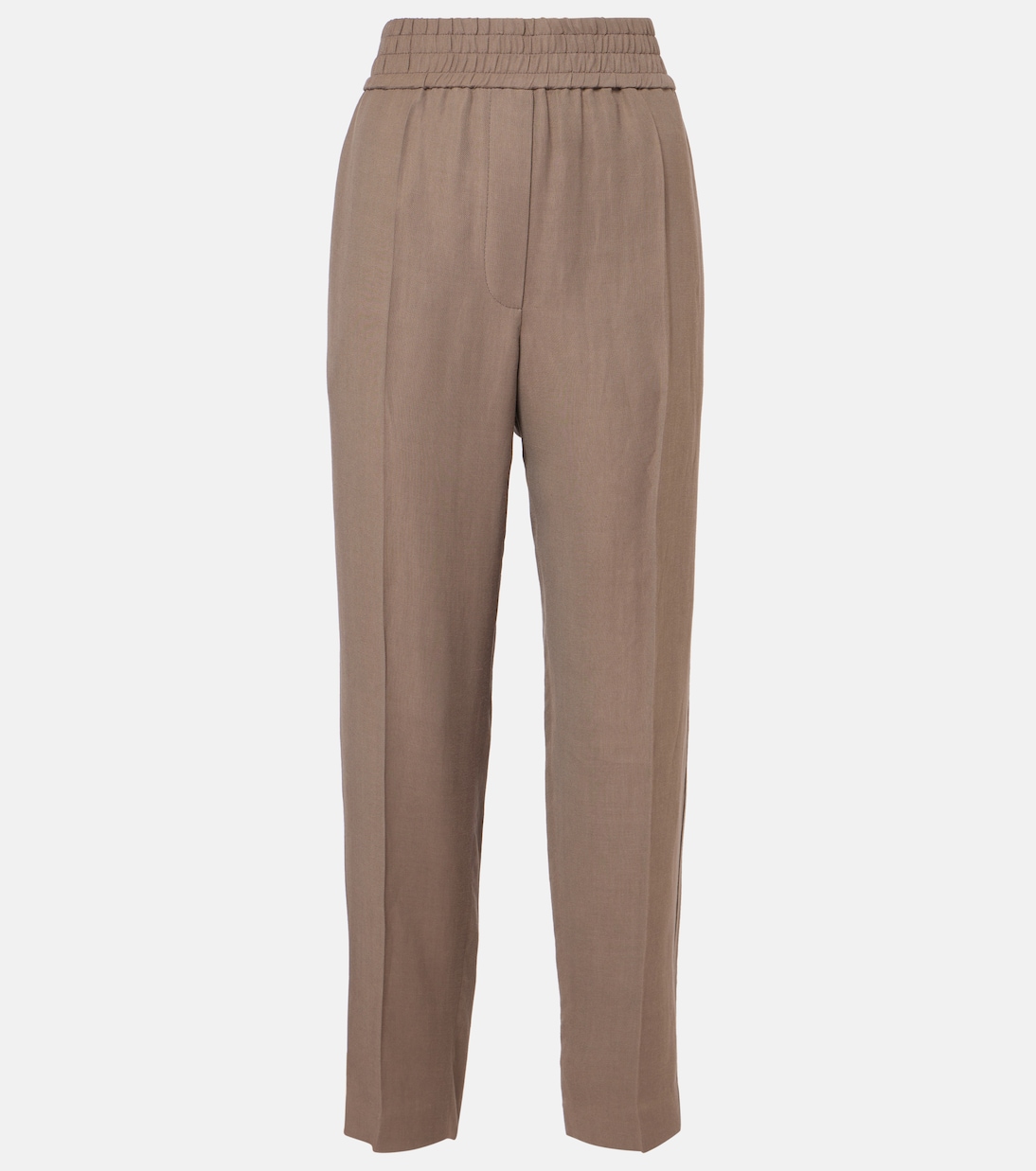 Pantaloni regular a vita media | Brunello Cucinelli