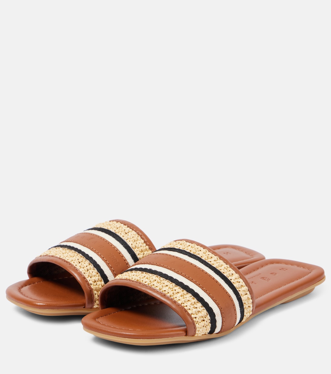 Sandali a righe con pelle | Hogan