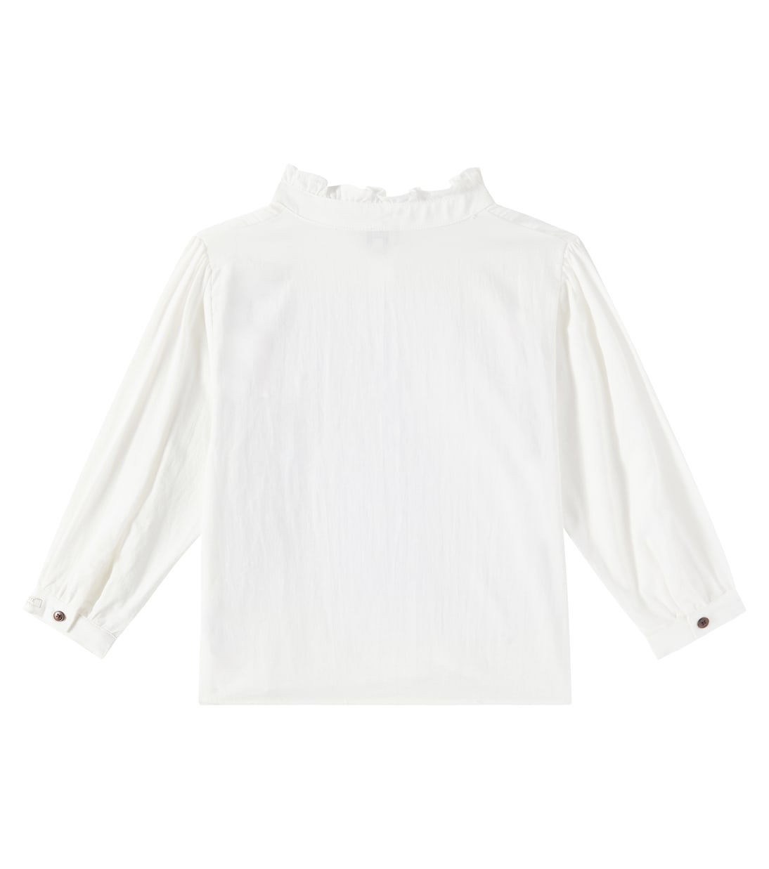 Blusa Fini in cotone con volant | Donsje