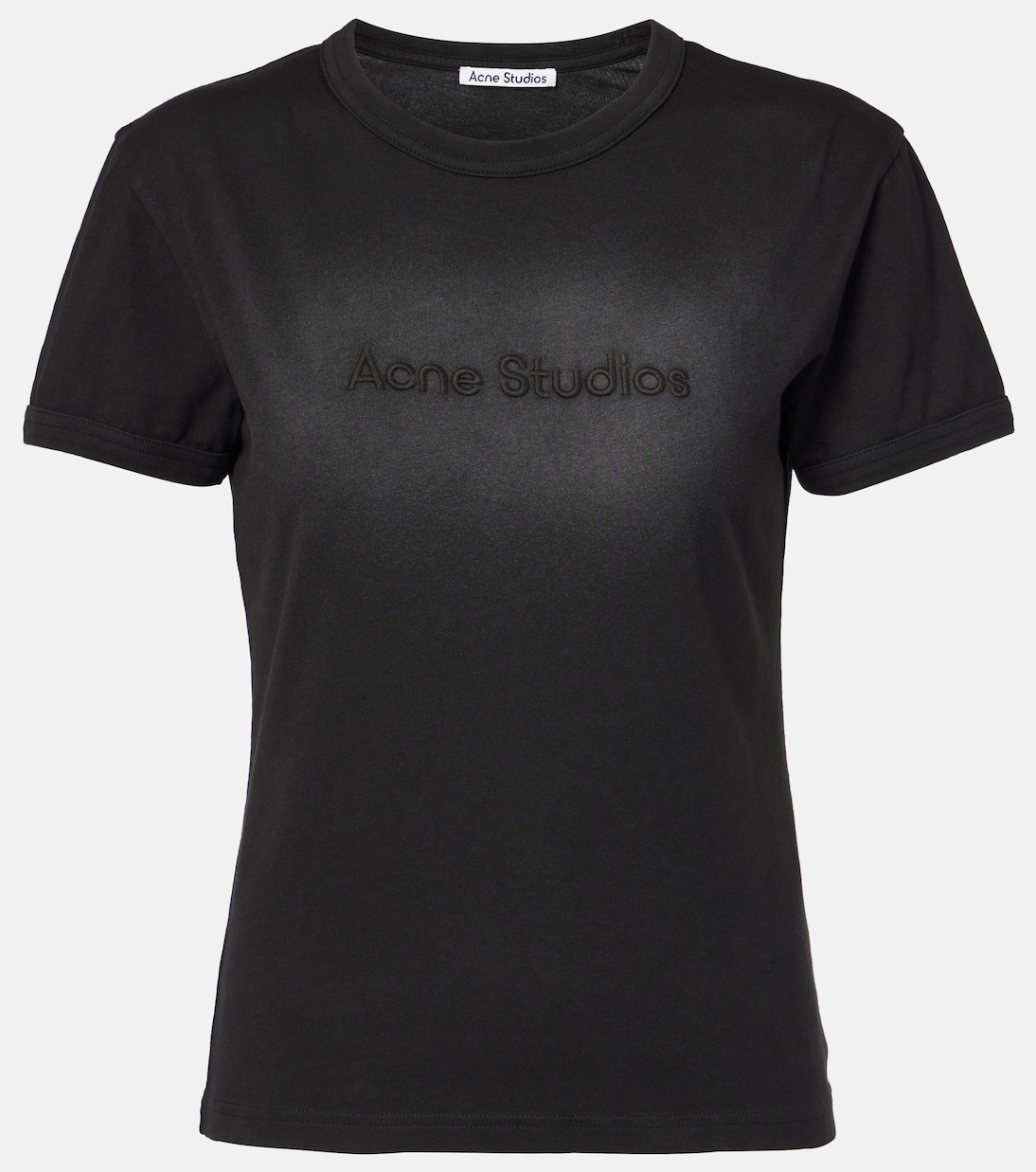 T-shirt in jersey di cotone a strati | Acne Studios