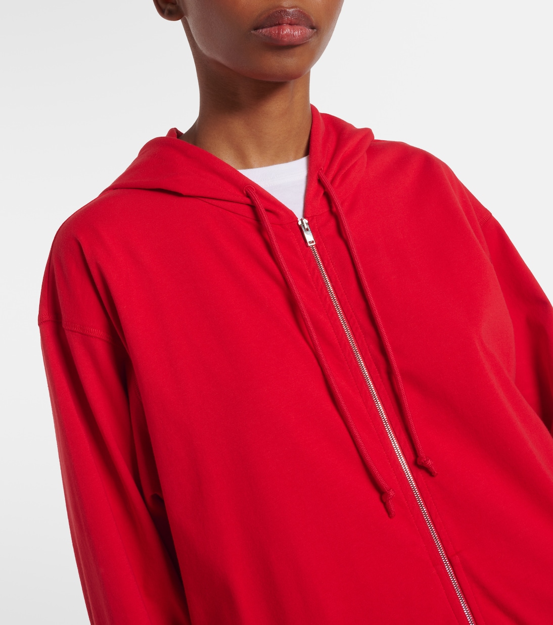 Felpa Rosy in jersey di cotone con zip | The Row