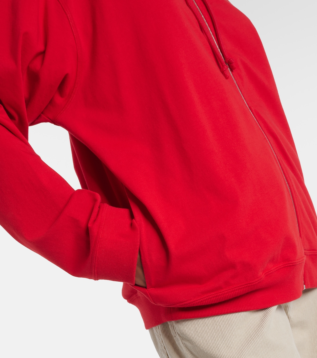 Felpa Rosy in jersey di cotone con zip | The Row