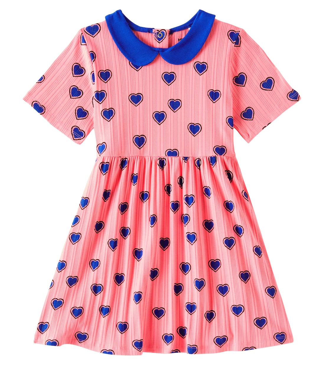 Abito Outlined Hearts in misto cotone | Mini Rodini