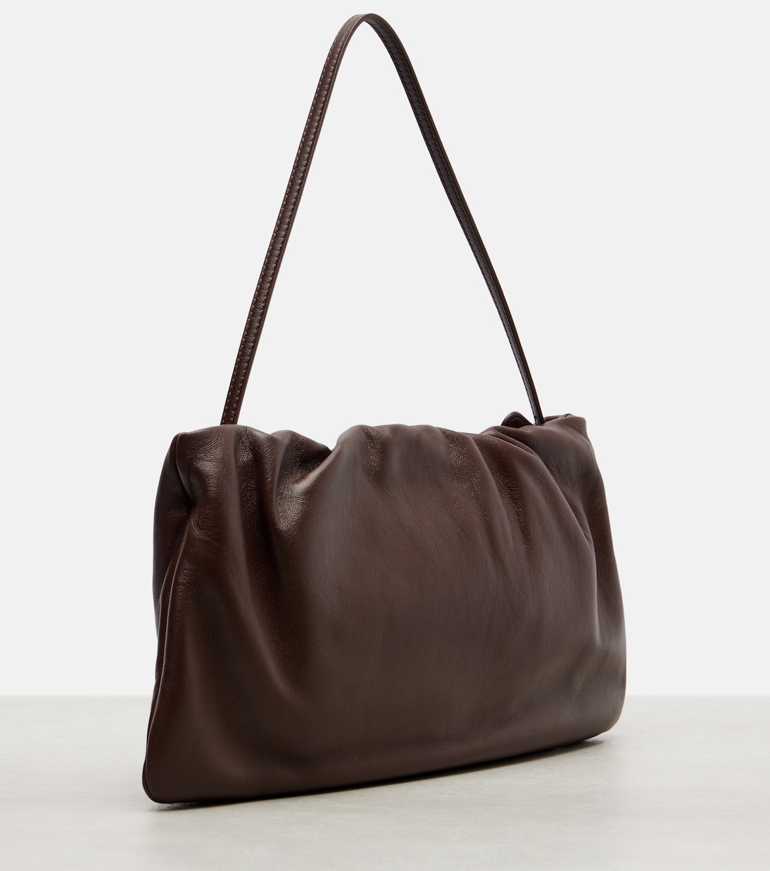 Schultertasche XL Bourse aus Leder | The Row