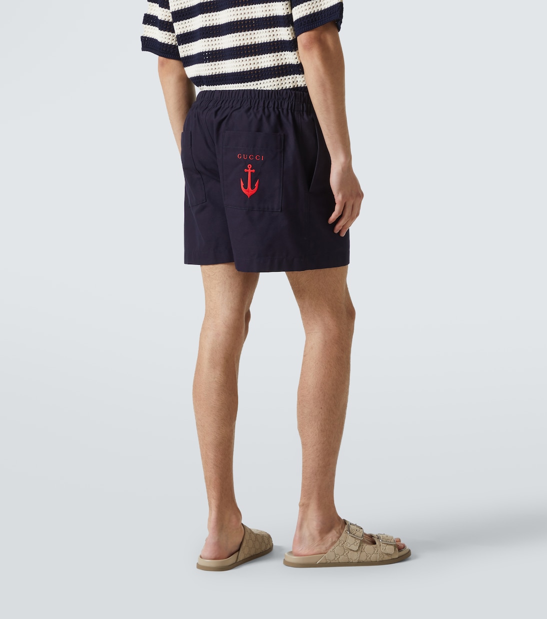 Bestickte Shorts aus Baumwolle | Gucci
