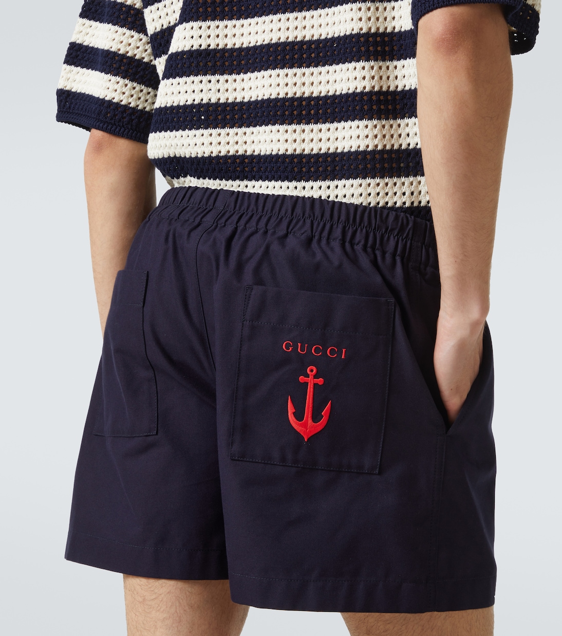 Bestickte Shorts aus Baumwolle | Gucci