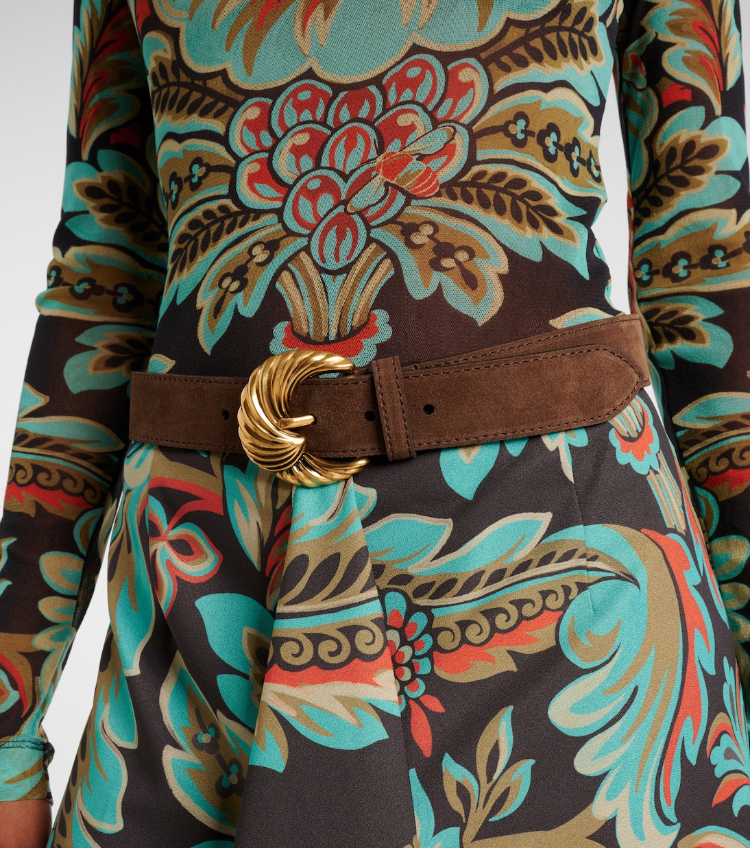 Paisely suede belt | Etro