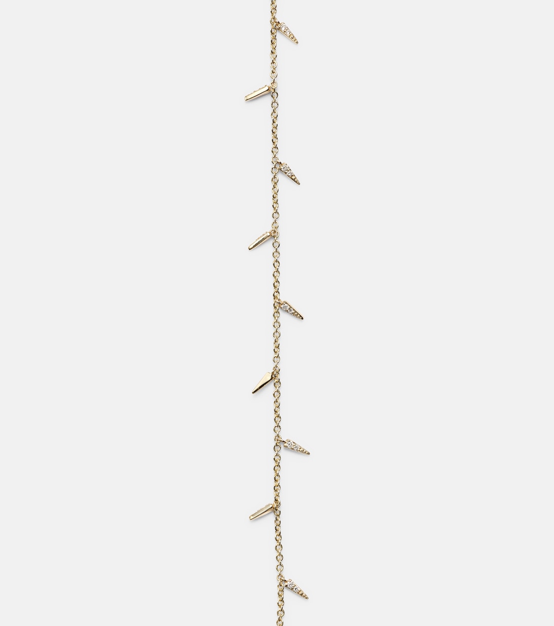 14kt gold necklace with diamonds | Sydney Evan