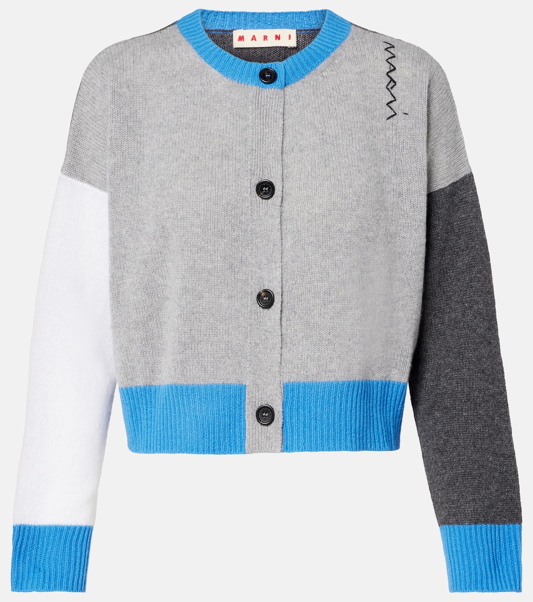 Colorblocked cashmere cardigan | Marni