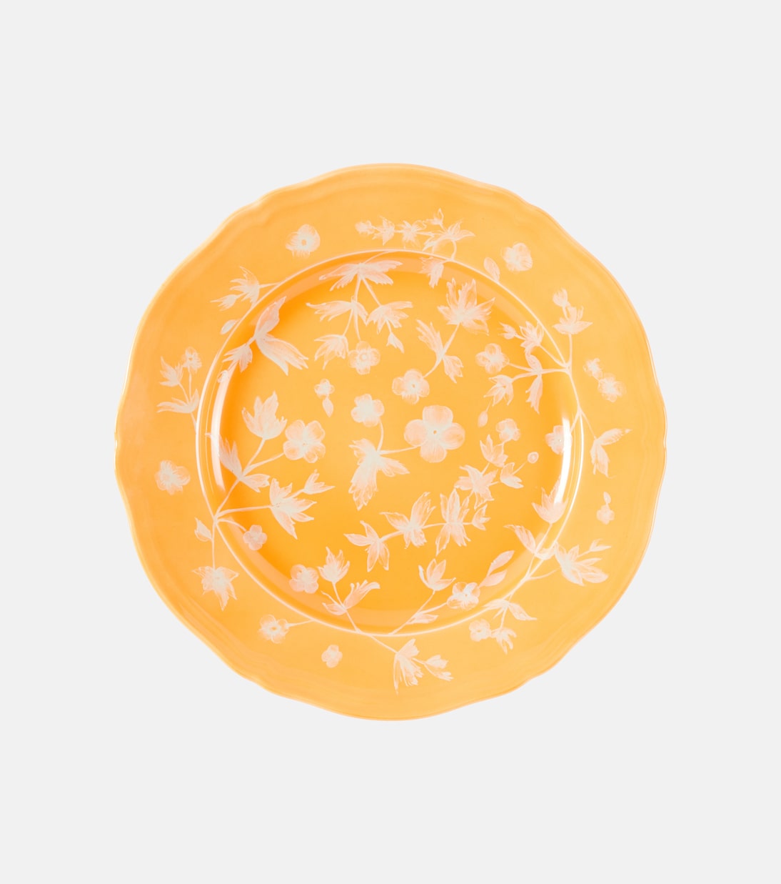 Plato de postre de porcelana floral por Ginori 1735 | Cabana