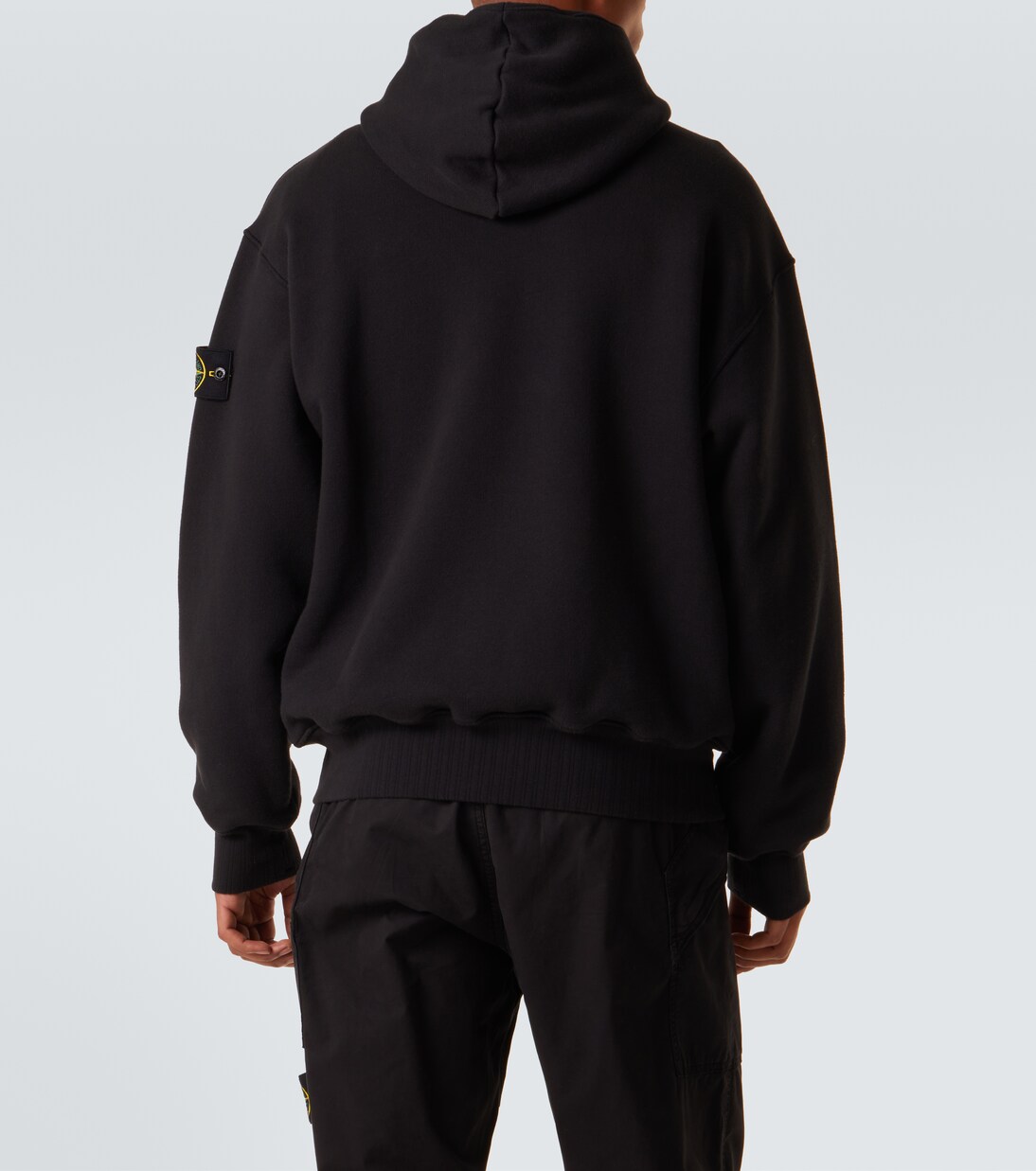 Compass cotton fleece hoodie | Stone Island