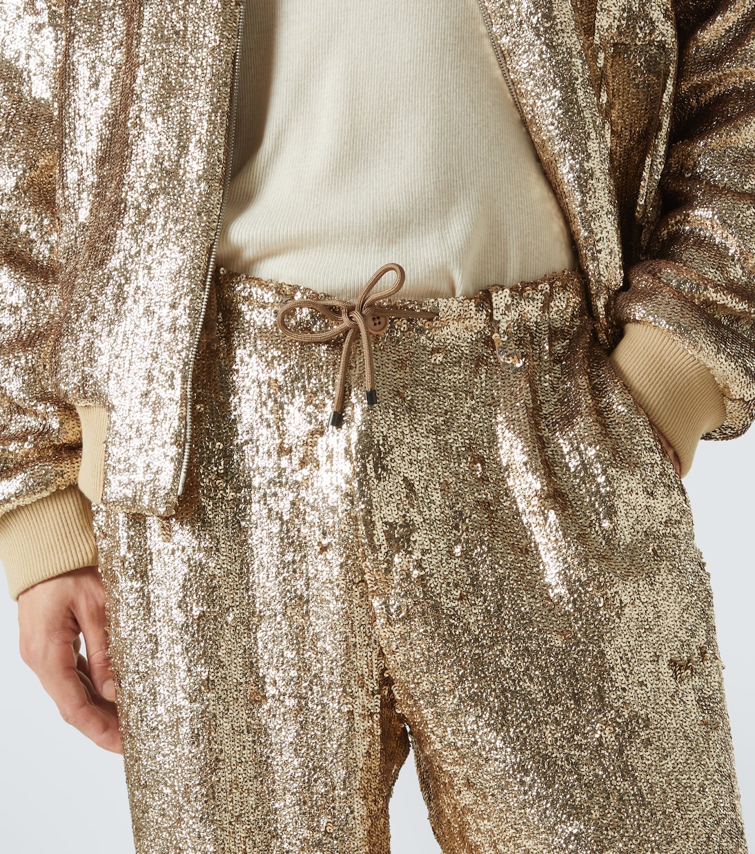 Gerade Hose mit Pailletten | Dries Van Noten