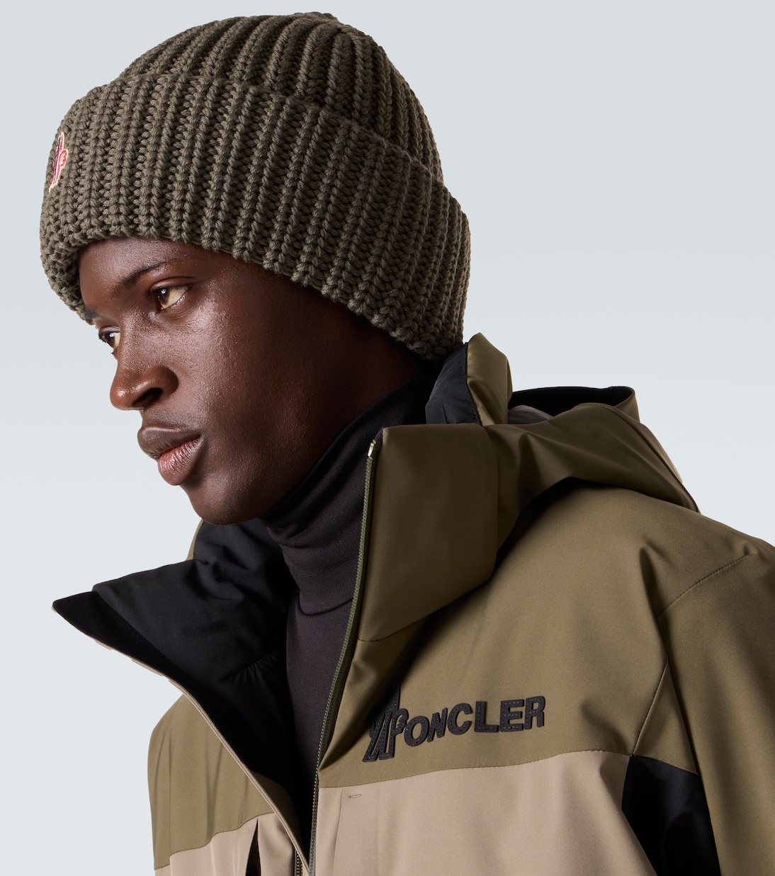 Ribbed-knit virgin wool beanie | Moncler Grenoble
