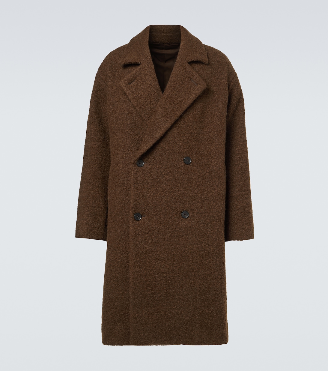 Double-breasted wool-blend coat | A.Presse