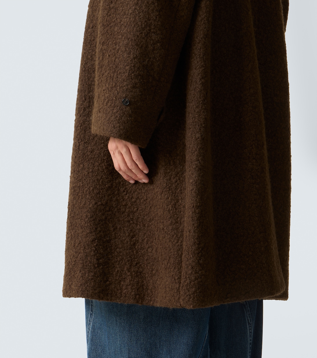 Double-breasted wool-blend coat | A.Presse