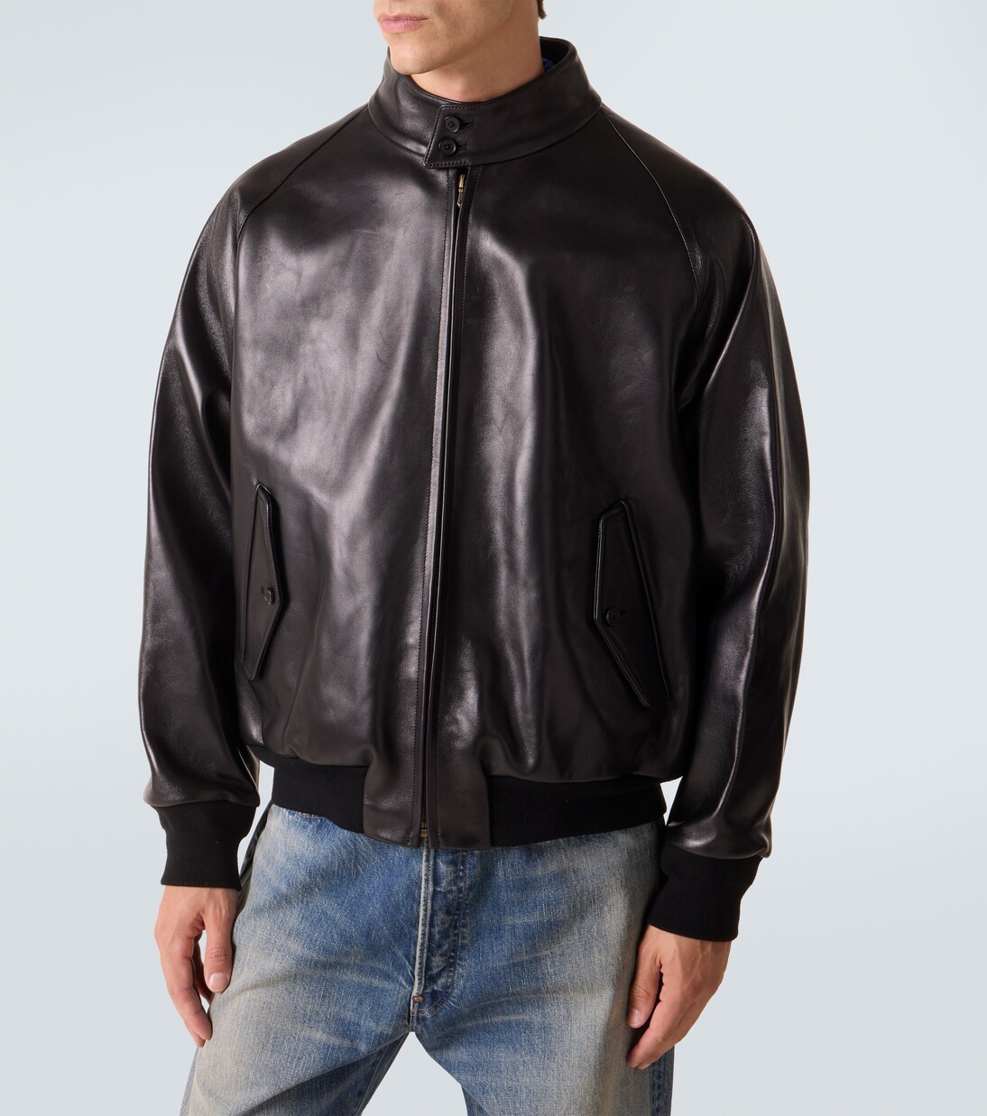 Chaqueta bomber de piel | A.Presse