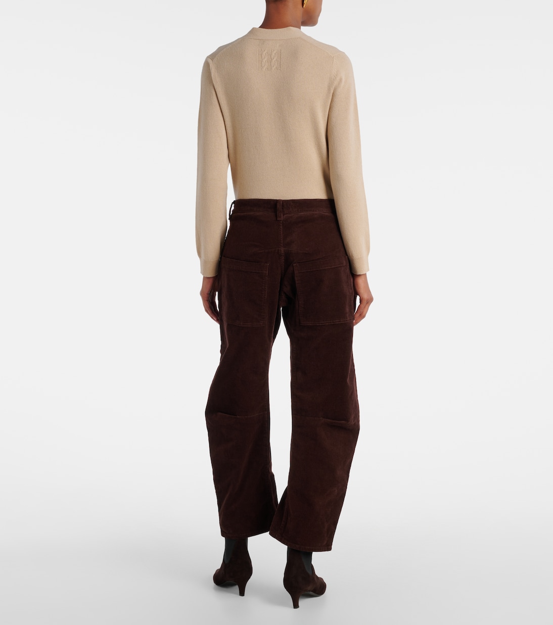 Shon mid-rise barrel-leg pants | Nili Lotan