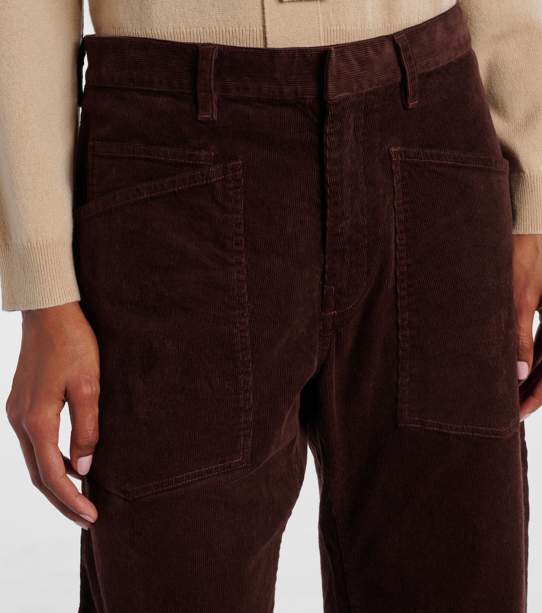 Shon mid-rise barrel-leg pants | Nili Lotan