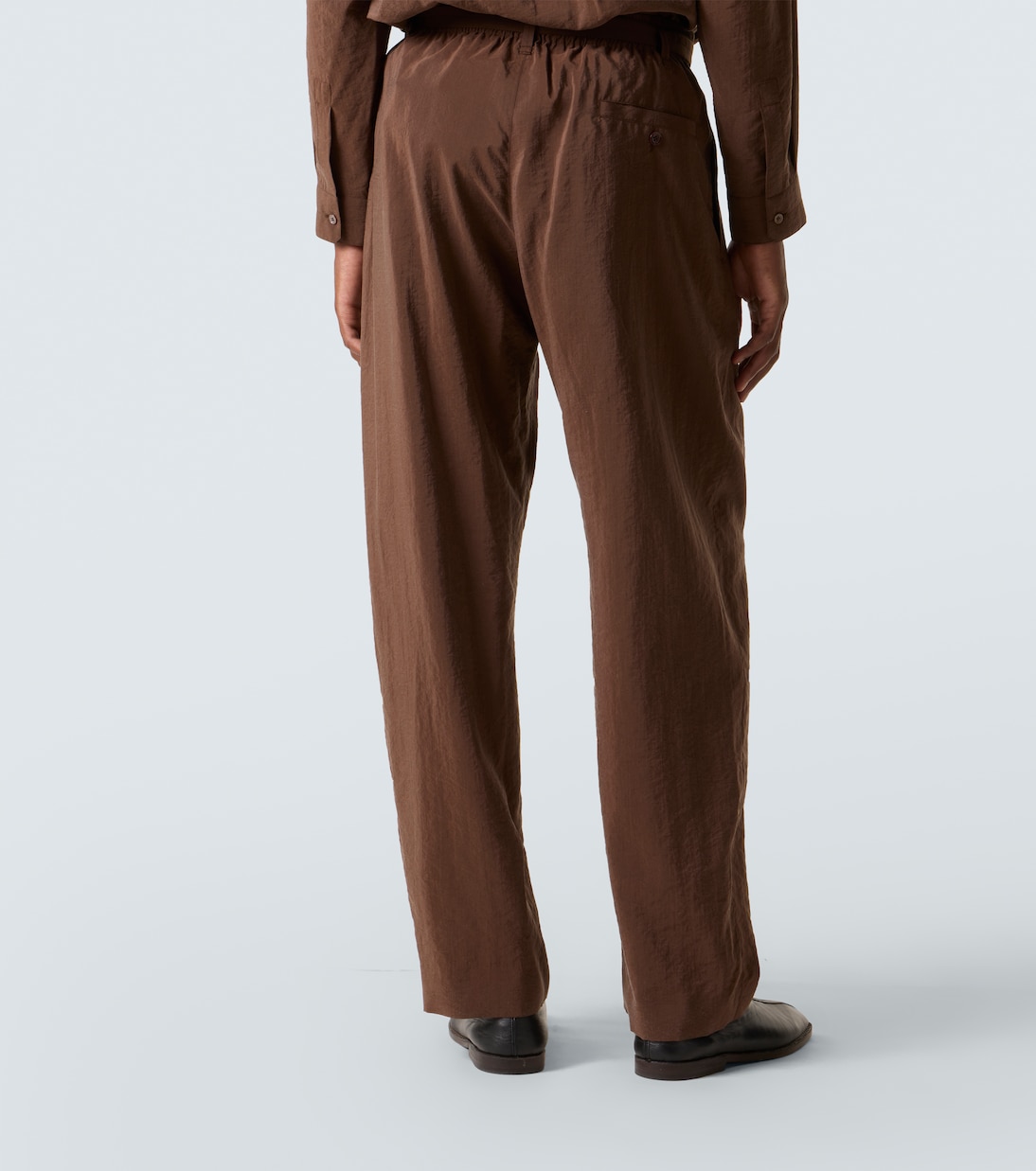 Pantalon ample en soie mélangée | Lemaire
