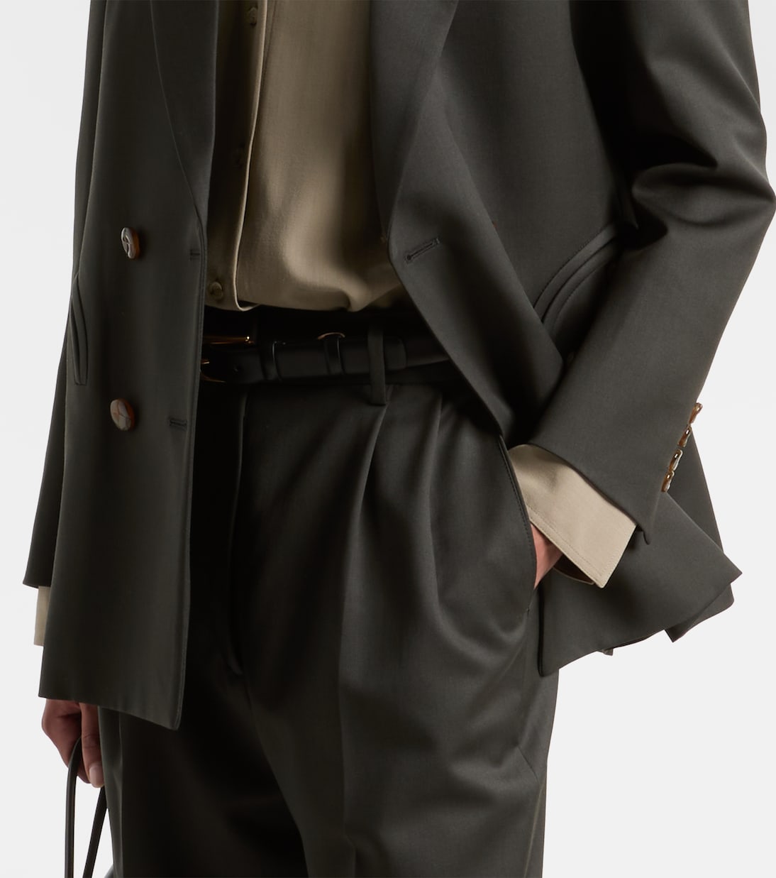 Everyday double-breasted wool and mohair blazer | Blazé Milano