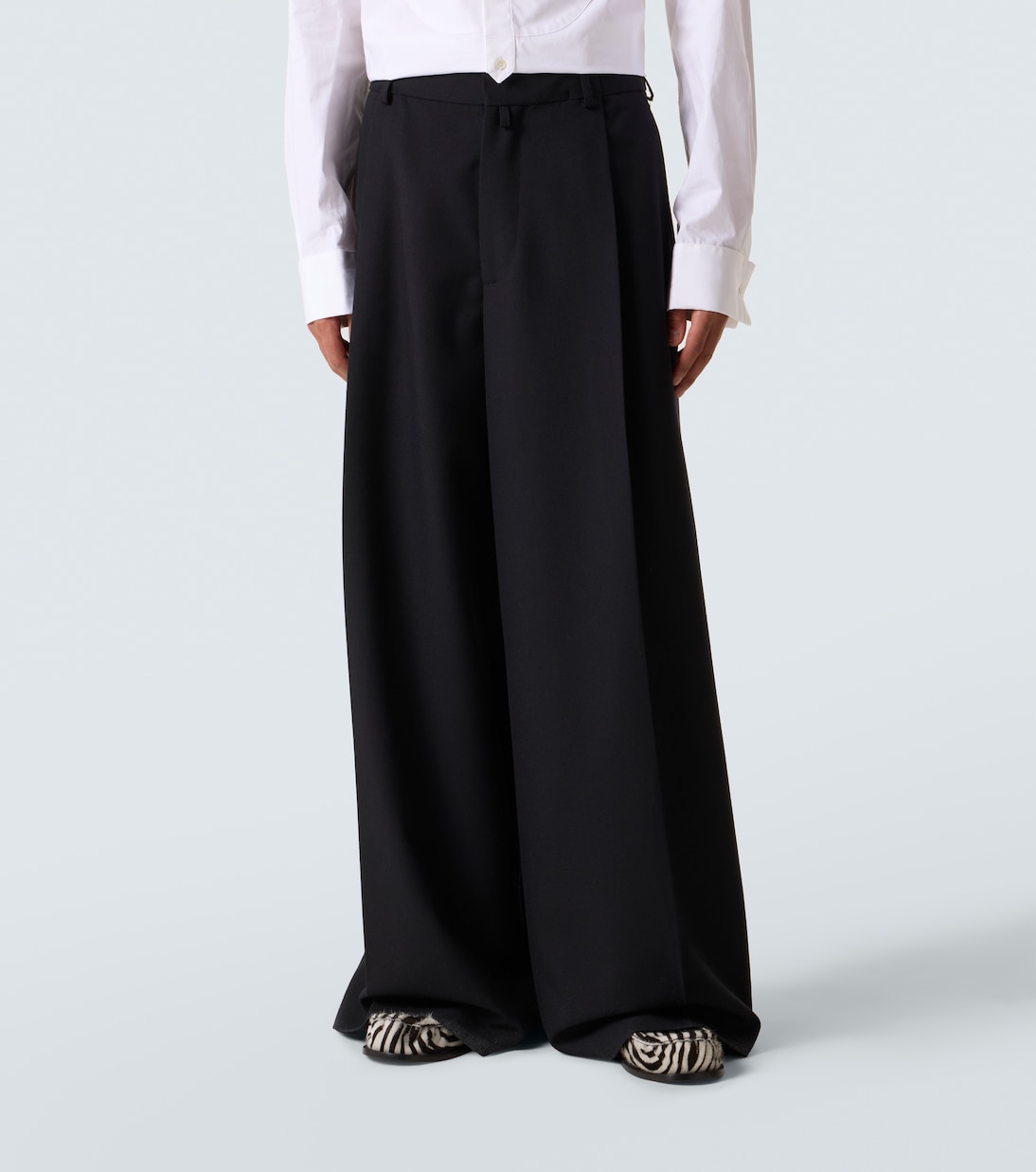 Weite Hose aus Wolle | Dries Van Noten