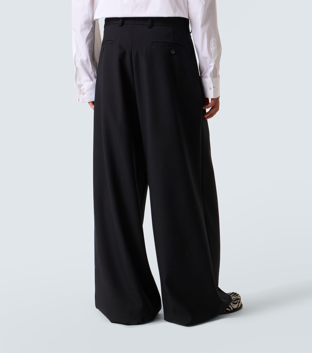 Weite Hose aus Wolle | Dries Van Noten
