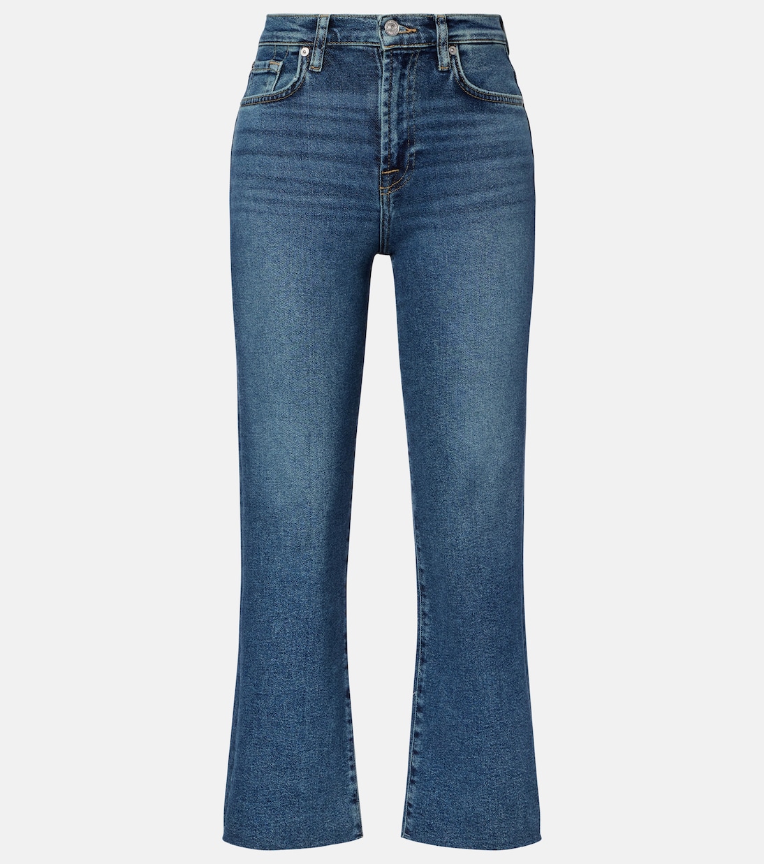 High-Rise Cropped Straight Jeans Alexa | 7 For All Mankind