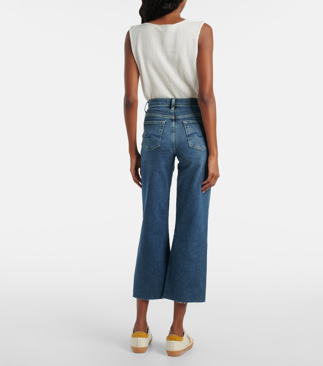 High-Rise Cropped Straight Jeans Alexa | 7 For All Mankind