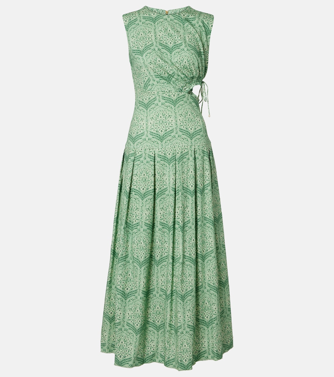 Otoño printed cotton-blend maxi dress | Agua by Agua Bendita