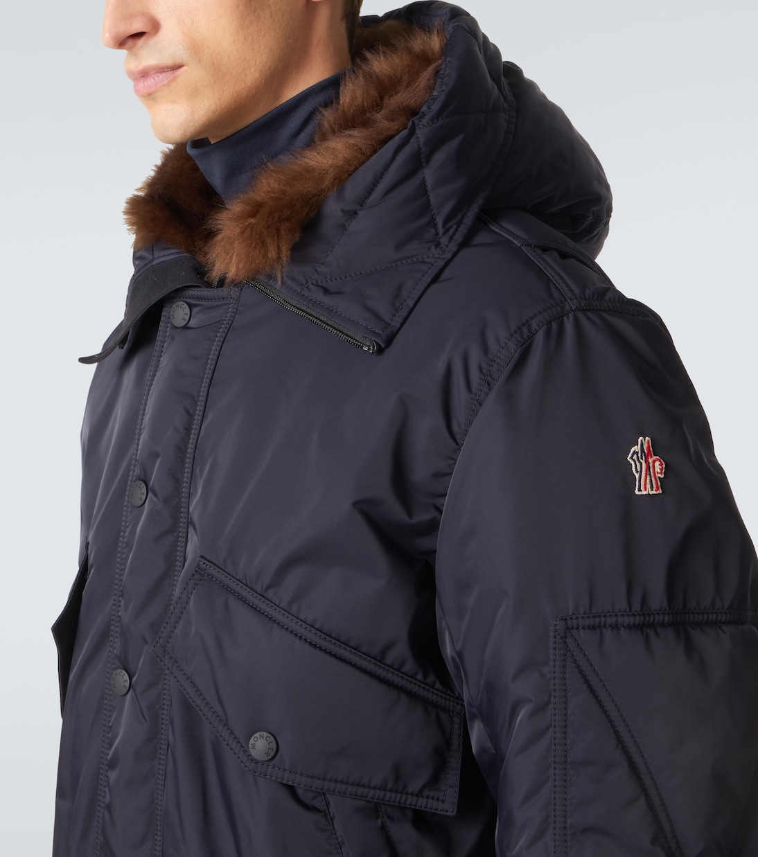 Breche gabardine down ski jacket | Moncler Grenoble