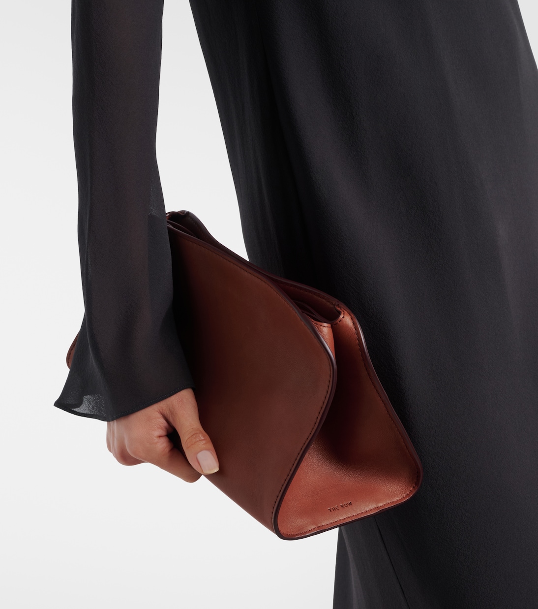 Peggy leather clutch | The Row