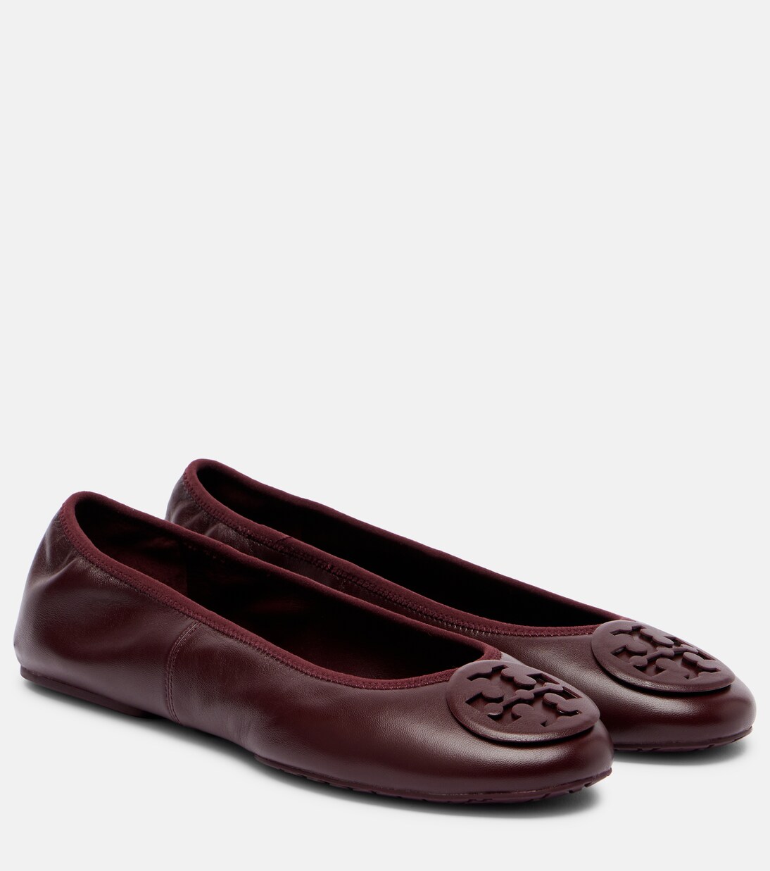 Reva Travel leather ballet flats | Tory Burch