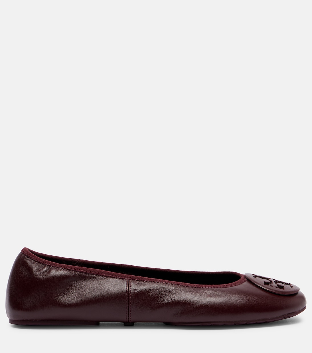 Reva Travel leather ballet flats | Tory Burch