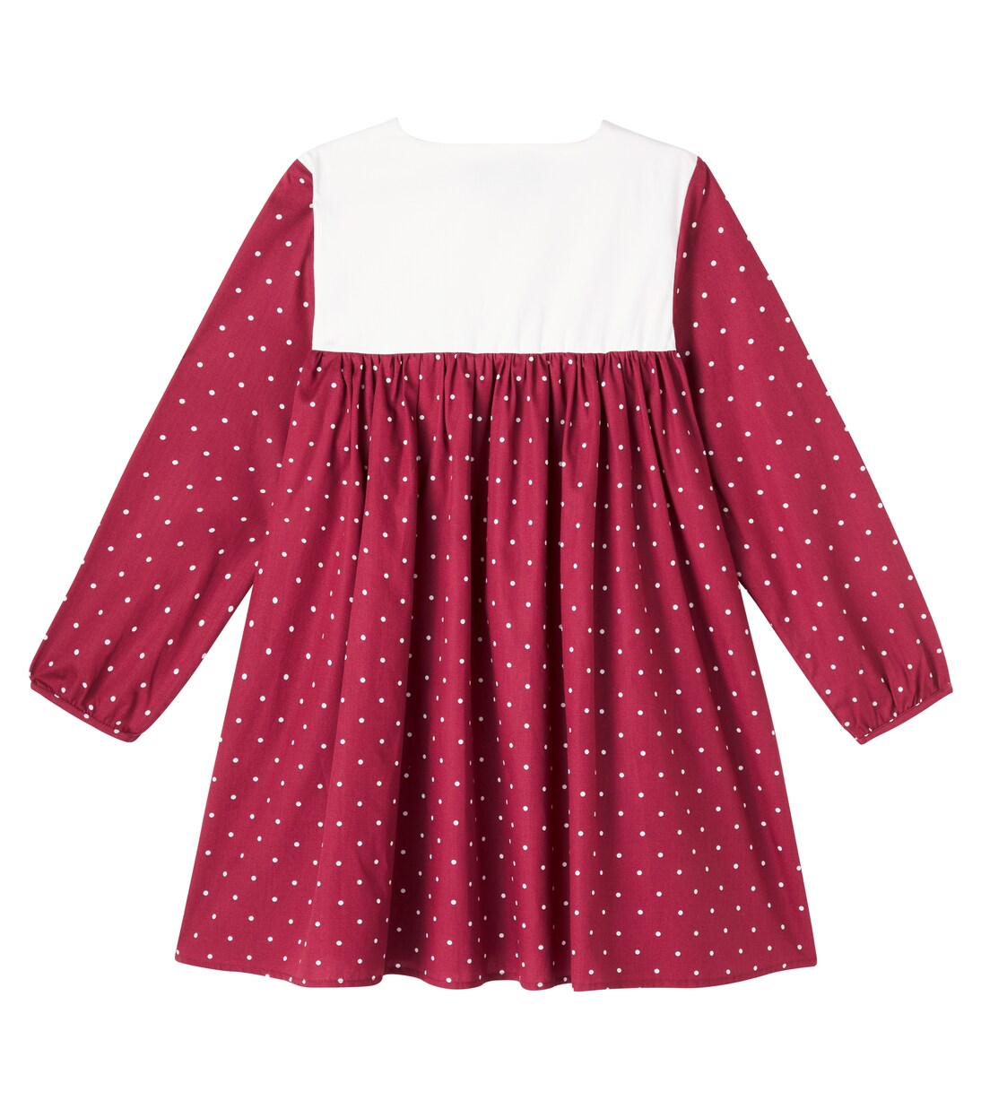 Abito Muna in cotone con paillettes a pois | Konges Sløjd