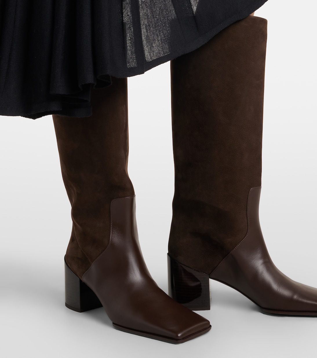 55 leather knee-high boots | Alaïa