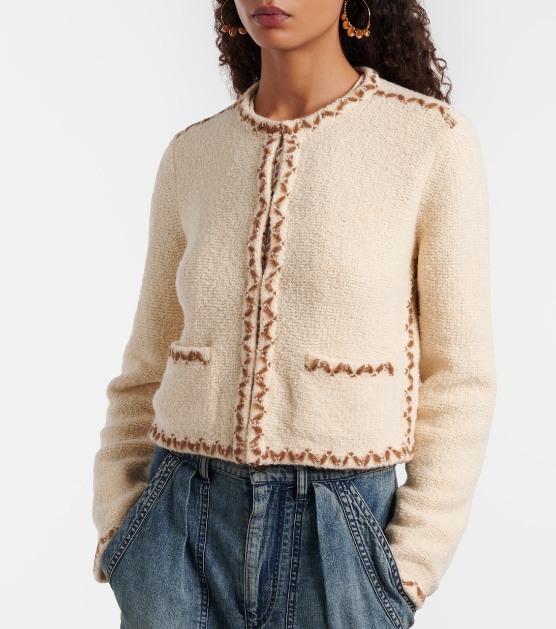 Cardigan Rochelle aus Tweed | Marant Etoile
