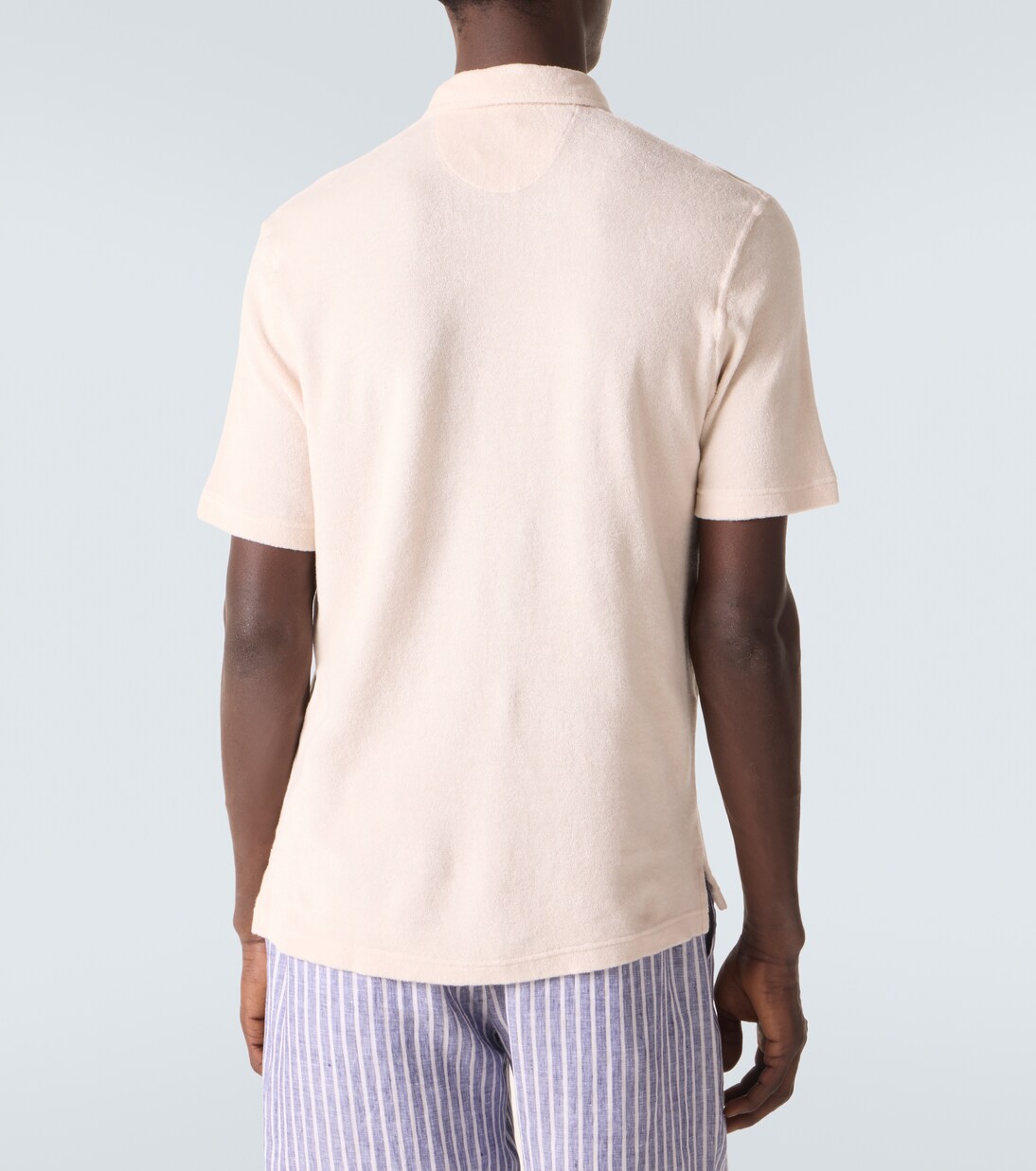 Mondial cotton terry polo shirt | Fedeli