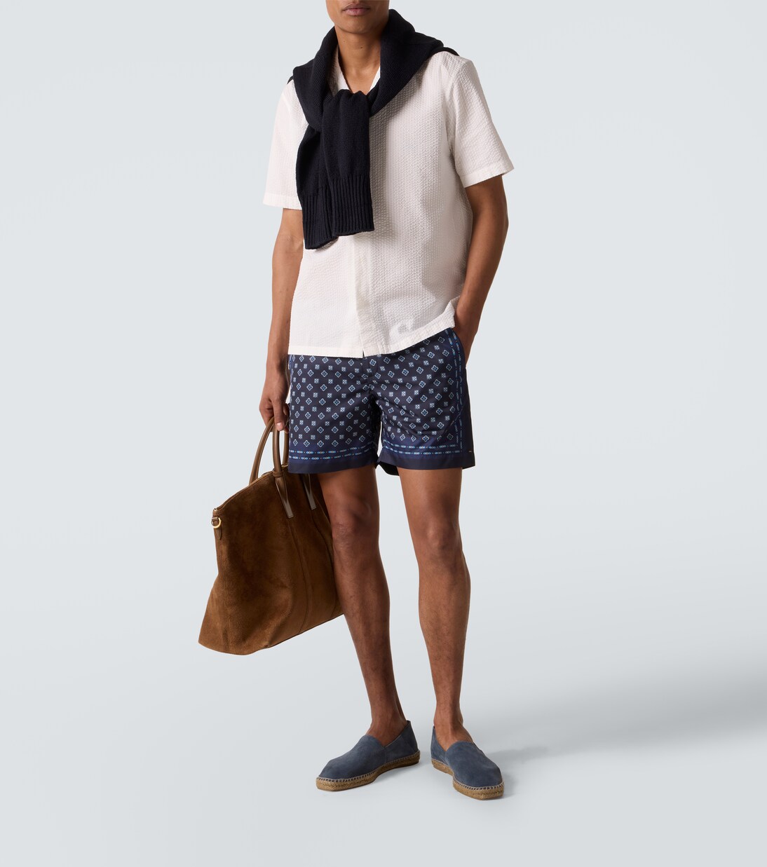 Maitan cotton bowling shirt | Orlebar Brown