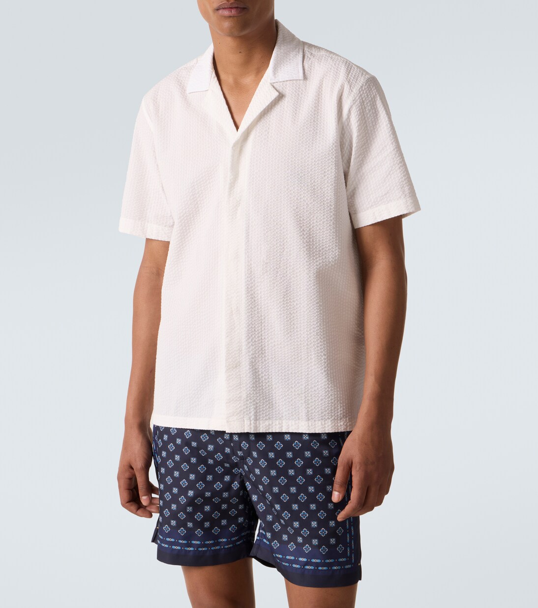 Maitan cotton bowling shirt | Orlebar Brown