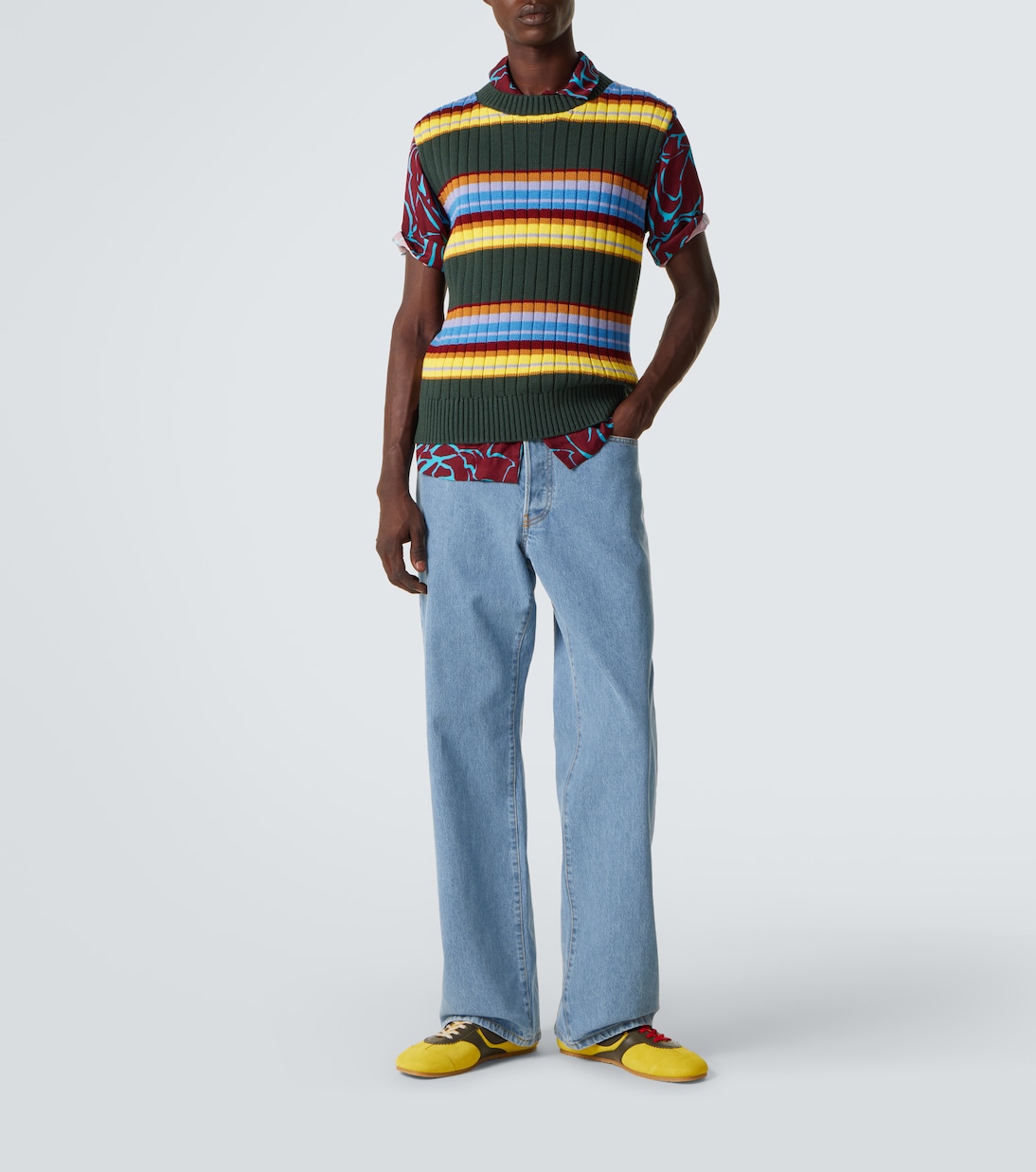 Jean droit à logo | Dries Van Noten